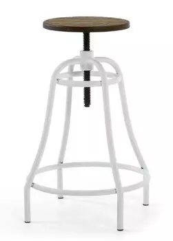 Табурет Julia Grup Malibu из массива дерева и металла