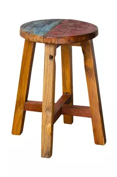 Табурет кинг из массива древесины рыбацкого судна