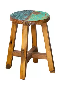 Табурет кинг из массива древесины рыбацкого судна