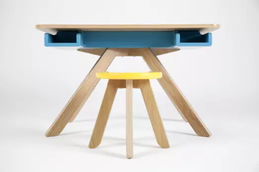 Табурет Malevich белый 1.5-5 лет