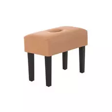 Табурет мягкий Handy светло-коричневого цвета