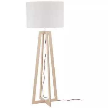 Торшер Across с белым абажуром