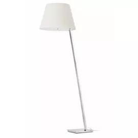 Торшер Faro Moma с белым абажуром