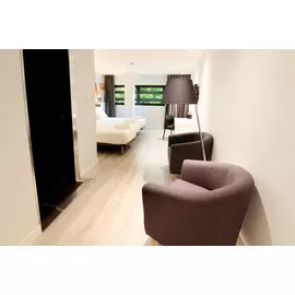 Торшер Faro Moma с черным абажуром