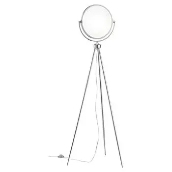 Торшер из металла с зеркалом