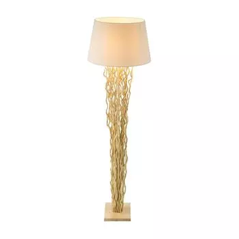 Торшер Jamie с бежевым абажуром