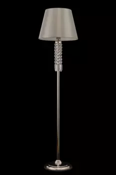 Торшер Krona с никелевым основанием