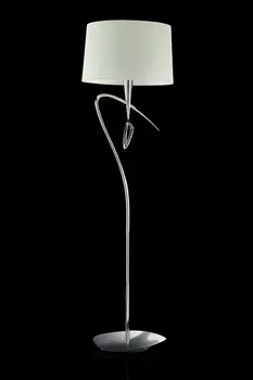 Торшер Mantra Mara Chrome - White
