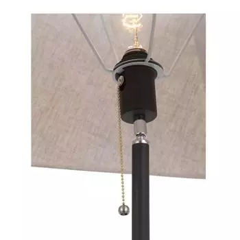 Торшер Menola с бежевым плафоном