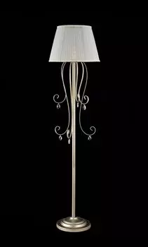 Торшер Simone с кремовым плафоном