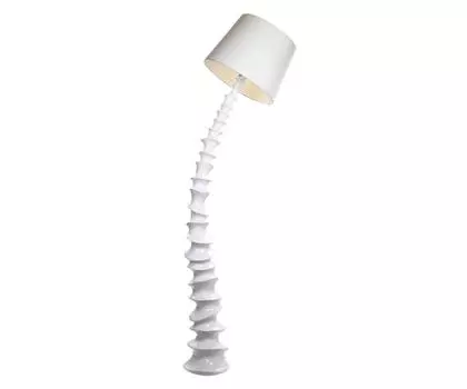 Торшер торнадо белого цвета