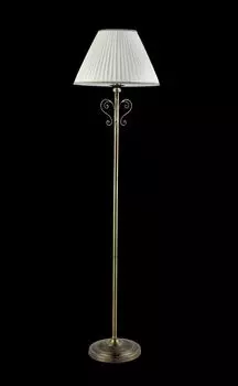 Торшер Vintage с белым абажуром