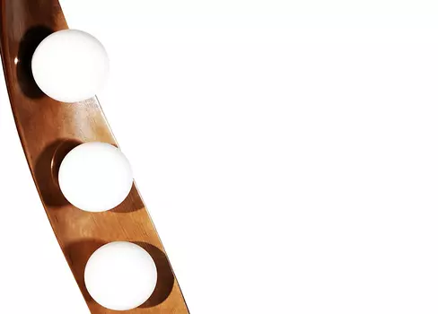 Торшер “Virtuos” с плафонами из стекла