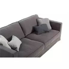 Трехместный диван Cloud серого цвета