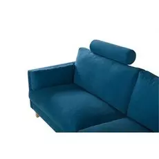 Трехместный диван Impulse синего цвета