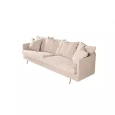 Трехместный диван Julia пудрово-розовый