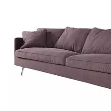 Трехместный диван Julia пурпурного цвета