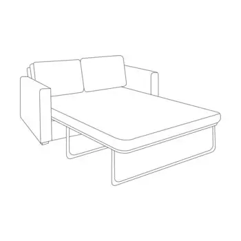 Трехместный диван-кровать агата xl бежевого цвета