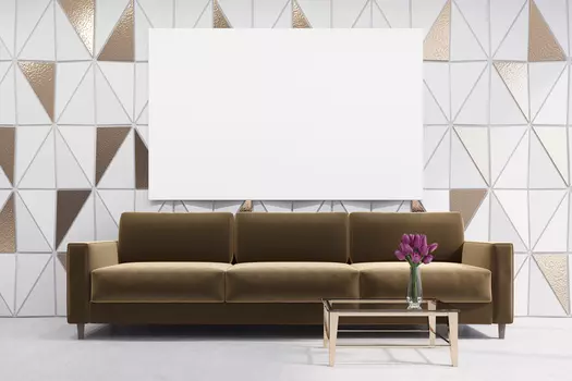 Трехместный диван-кровать Beverly коричневого цвета