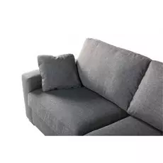 Трехместный диван Phoenix серого цвета