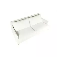 Трехместный диван Rose белый