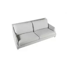 Трехместный диван Rose светло-серого цвета