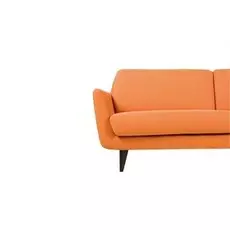 Трехместный диван Rucola оранжевого цвета