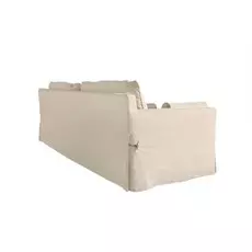 Трехместный диван Sara белого цвета