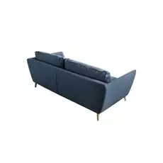 Трехместный диван Stella темно-синего цвета