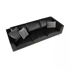 Трехместный диван Tokyo черный