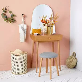 Туалетный столик Clairoy с зеркалом