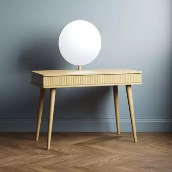 Туалетный столик Viva Miss 120х50 черного цвета