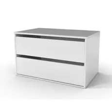 Тумба аризона m цвета белый глянец