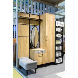 Тумба для обуви с ящиком Loft дуб натур