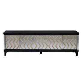 Тумба под телевизор с распашными дверцами