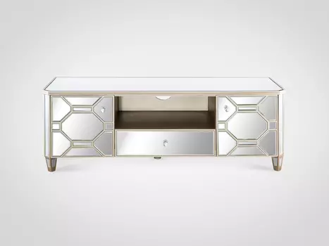 Тумба под tv с выдвижным ящиком и дверцами