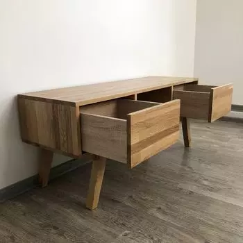 Тумба под тв есения слайд 1200 из массива дуба