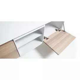 Тумба под тв Julia Grup Quare из массива ясеня и дсп