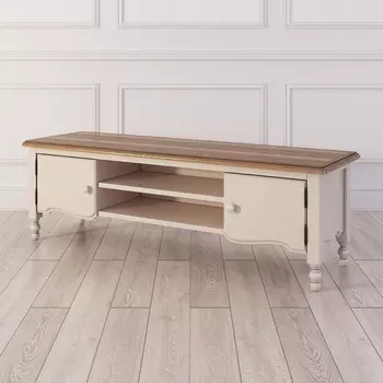 Тумба под тв Leblanc бежевого цвета