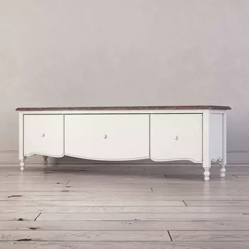 Тумба под тв Leblanc с ящиком и двумя дверцами широкая