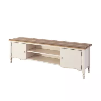 Тумба под тв Leblanc широкая бежевого цвета