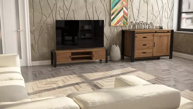 Тумба под тв Lugano из массива сосны