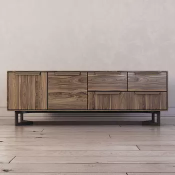 Тумба под тв с ящиками Hedberg цвета орех