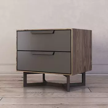 Тумба прикроватная с двумя ящиками Hedberg