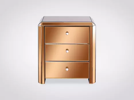 Тумба прикроватная с тремя ящиками