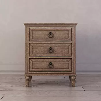 Тумба прикроватная Vilton с тремя ящиками