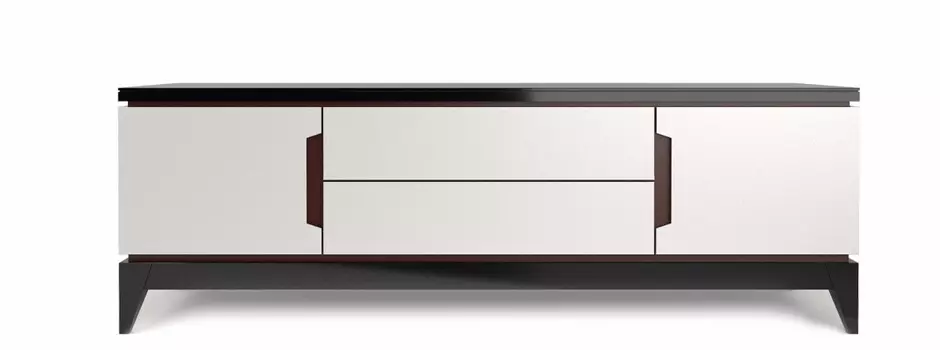 Тумба тв Alto белый глянец