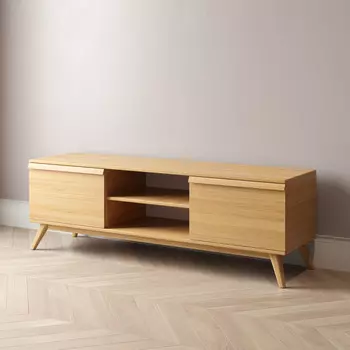 Тумба тв Lina Open 180 цвета беленый дуб