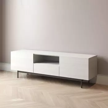 Тумба тв Sirius 180 с основанием из металла светлый