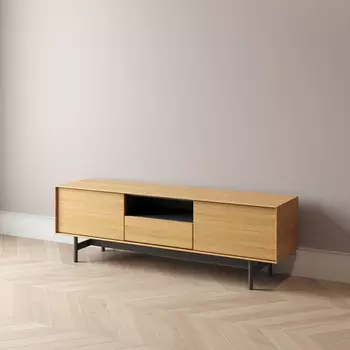 Тумба тв Vesta с серым фасадом